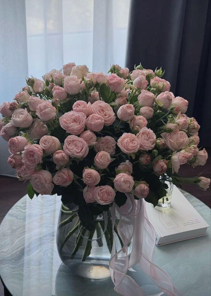 Professional floral arrangement in modern corporate setting